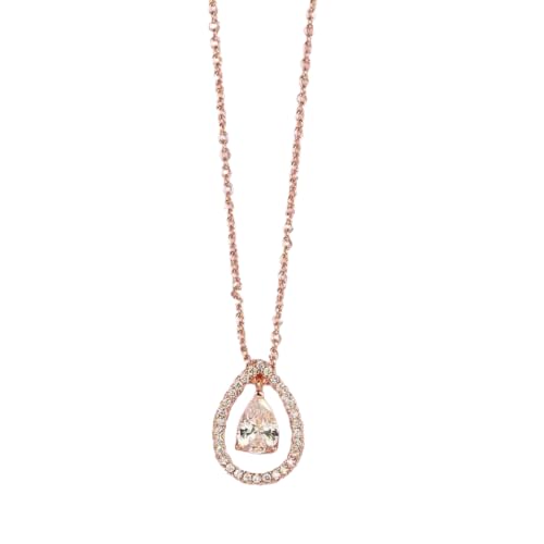ZXBNVC Luxuriöse Halskette mit Tropfenanhänger, für Damen, Party, Hochzeit, Accessoires, Modeschmuck, Einstellbar, Zirkonia ZXBNVC Luxuriöse Halskette mit Tropfenanhänger, für Damen, Party, Hochzeit, Accessoires, Modeschmuck, Einstellbar, Zirkonia von ZXBNVC