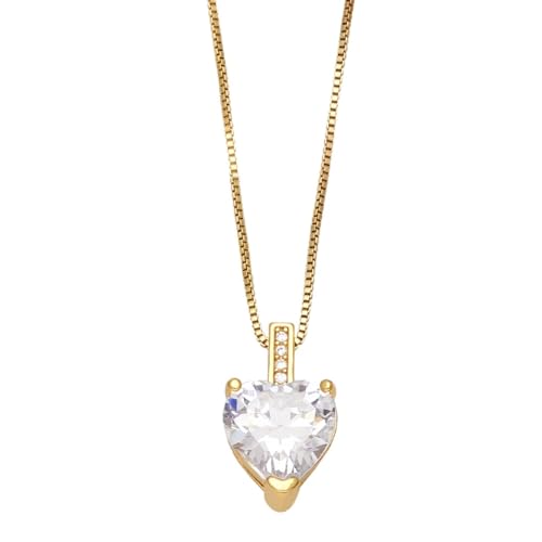 ZXBNVC Mini-Herz-Halskette für Damen, Schmuck, Party, schön und vielseitig, kann zu jedem Stil getragen werden, Einstellbar, Zirkonia ZXBNVC Mini-Herz-Halskette für Damen, Schmuck, Party, schön und vielseitig, kann zu jedem Stil getragen werden, Einstellbar, Zirkonia von ZXBNVC