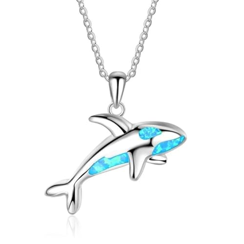 ZXBNVC Modeschmuck Blumen-Halskette für Damen, Accessoires, Party, Mädchen, niedlicher blauer Anhänger, Einstellbar, Zirkonia ZXBNVC Modeschmuck Blumen-Halskette für Damen, Accessoires, Party, Mädchen, niedlicher blauer Anhänger, Einstellbar, Zirkonia von ZXBNVC