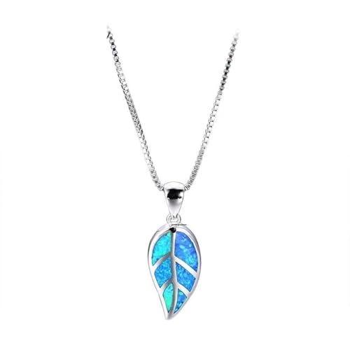 ZXBNVC Modeschmuck Blumen-Halskette für Damen, Accessoires, Party, Mädchen, niedlicher blauer Anhänger, Einstellbar, Zirkonia ZXBNVC Modeschmuck Blumen-Halskette für Damen, Accessoires, Party, Mädchen, niedlicher blauer Anhänger, Einstellbar, Zirkonia von ZXBNVC