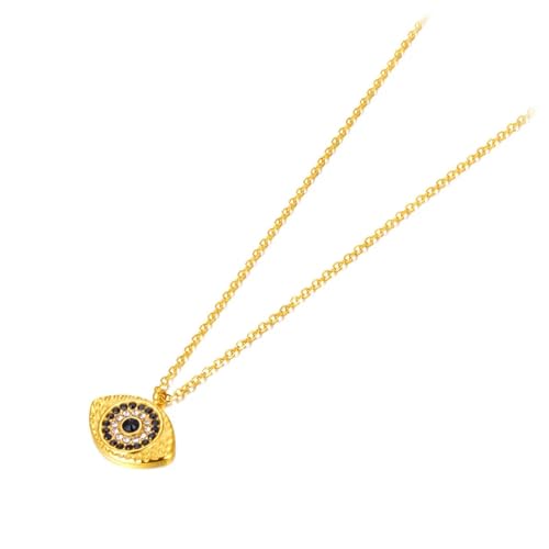 ZXBNVC Modische Damen-Halskette mit Vintage-Anhänger, stilvolle Halskette für den täglichen Gebrauch, Einstellbar, Zirkonia von ZXBNVC