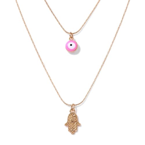 ZXBNVC Modische Halskette mit Anhänger, Hochzeit, Party, weiblicher Schmuck für Frauen und Mädchen, Freundschaft, Einstellbar, Zirkonia von ZXBNVC