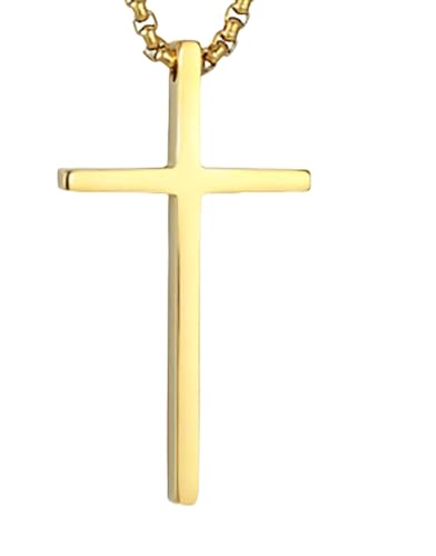 ZXBNVC Modische Halskette mit Kreuz-Anhänger, für Damen und Herren, cooler Schmuck für Jungen und Mädchen, Punk, Hip-Hop-Schmuck, Einstellbar, Zirkonia ZXBNVC Modische Halskette mit Kreuz-Anhänger, für Damen und Herren, cooler Schmuck für Jungen und Mädchen, Punk, Hip-Hop-Schmuck, Einstellbar, Zirkonia von ZXBNVC