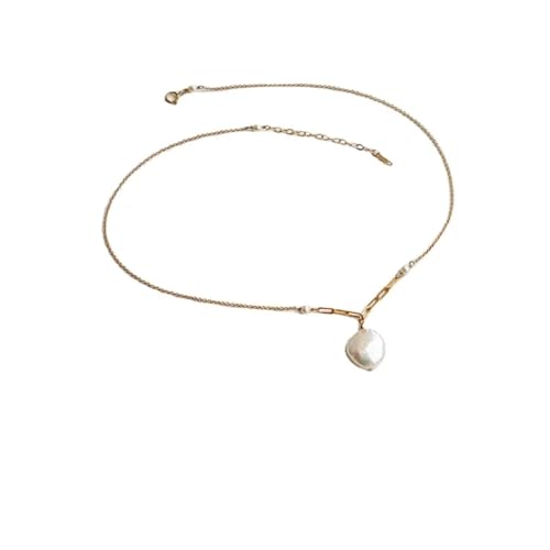 ZXBNVC Modische Halskette mit Perlenanhänger für Damen, schön und vielseitig, kann zu jedem Stil getragen werden ZXBNVC Modische Halskette mit Perlenanhänger für Damen, schön und vielseitig, kann zu jedem Stil getragen werden von ZXBNVC