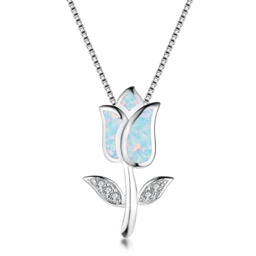 ZXBNVC Modische Halskette mit Rosenanhänger für Damen, eleganter Schmuck, schön, vielseitig, kann zu jedem Stil getragen werden, Einstellbar, Zirkonia ZXBNVC Modische Halskette mit Rosenanhänger für Damen, eleganter Schmuck, schön, vielseitig, kann zu jedem Stil getragen werden, Einstellbar, Zirkonia von ZXBNVC