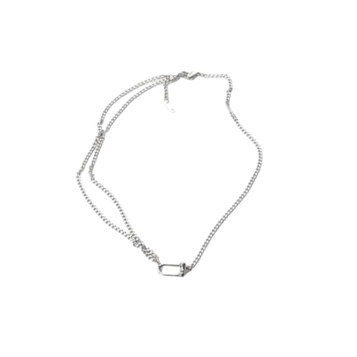 ZXBNVC Modische doppellagige gemischte Choker-Halskette für Frauen, schön und vielseitig, kann zu jedem Stil getragen werden, Einstellbar, Zirkonia von ZXBNVC