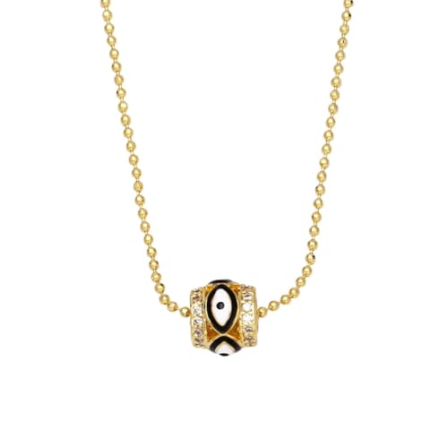 ZXBNVC Modische und einzigartige Halsketten für Damen, Perlenschmuck, schön, vielseitig, kann stapelbar getragen werden, Einstellbar, Zirkonia von ZXBNVC