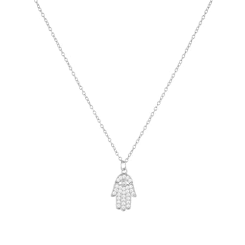 ZXBNVC S925 Halskette mit Anhänger für Damen und Mädchen, Party, exquisiter Schmuck, Choker, Einstellbar, Zirkonia ZXBNVC S925 Halskette mit Anhänger für Damen und Mädchen, Party, exquisiter Schmuck, Choker, Einstellbar, Zirkonia von ZXBNVC