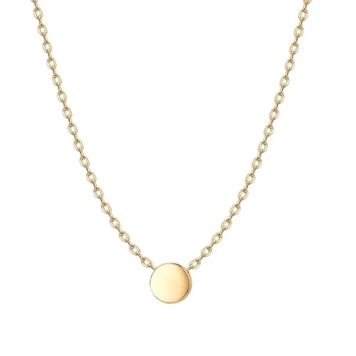 ZXBNVC S925 Klassische runde Scheibe, glänzender Anhänger, Schlüsselbein-Halskette, Damen, Hochzeitskette, Schmuck-Zubehör, Einstellbar, Zirkonia ZXBNVC S925 Klassische runde Scheibe, glänzender Anhänger, Schlüsselbein-Halskette, Damen, Hochzeitskette, Schmuck-Zubehör, Einstellbar, Zirkonia von ZXBNVC