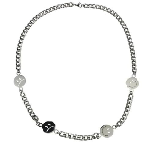 ZXBNVC Smile Unisex-Halskette, modisches Accessoire, schön und vielseitig, kann mit jedem Stil getragen werden von ZXBNVC