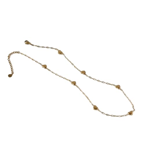 ZXBNVC Süße und schöne Halskette mit sieben Herzen, modisch, geeignet für den täglichen Gebrauch von ZXBNVC