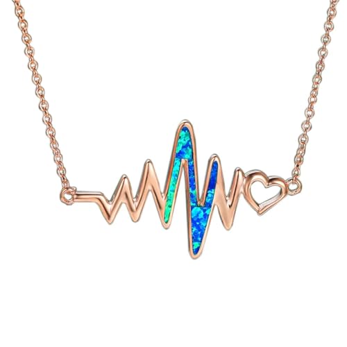 ZXBNVC Süßer Elch-Anhänger für Damen, Accessoires, Party, Mädchen, Mode, Blau, Einstellbar, Zirkonia ZXBNVC Süßer Elch-Anhänger für Damen, Accessoires, Party, Mädchen, Mode, Blau, Einstellbar, Zirkonia von ZXBNVC