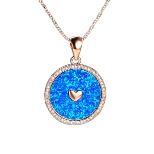 ZXBNVC Süßer Elch-Anhänger für Damen, Accessoires, Party, Mädchen, Mode, Blau, Einstellbar, Zirkonia ZXBNVC Süßer Elch-Anhänger für Damen, Accessoires, Party, Mädchen, Mode, Blau, Einstellbar, Zirkonia von ZXBNVC