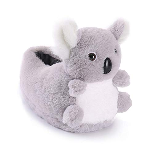 ZXCFTG Tier Plüsch Hausschuhe, Winter Warme Hausschuhe Winter Plüsch Hausschuhe Dinosaurier Hausschuhe Triceratops Hausschuhe Koala Hausschuhe für Erwachsene Kinder Indoor Outdoor von ZXCFTG