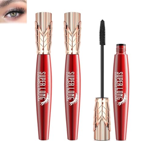 4D Krone Schwarz Wimperntusche Dicke Curling Wasserdichte Wimperntusche Einfach Tragen Wimpern Zu Make-up Augen Werkzeug S7I8 Erweiterung von ZXCVWWE