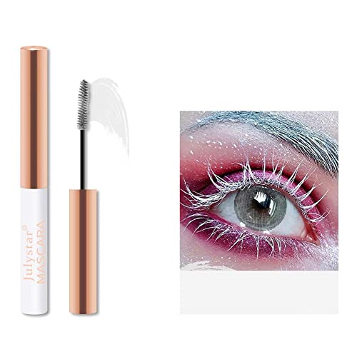 Bunte Mascara Curl Bushy Mascara Wasserdichte, schnell trocknende Mascara, Farb-Make-up, anhaltendes komplettes lang Y0O8 von ZXCVWWE