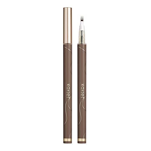 Doppelspitze Unterer Wimpernstift Make-up Ultradünner flüssiger Eyeliner mit 2 Gabelspitzen Augenbrauen-Unterer natürlicher Wimpernstift Wasserdichter von ZXCVWWE