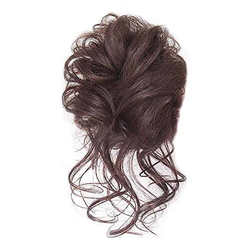 Gro Messy Bun Haarteil Scrunchie Hochsteckfrisur Wickelhaar Damen Scrunchy Haar Haarknoten Elastic H3p1 Chignon Band Haar Extensions Fake von ZXCVWWE