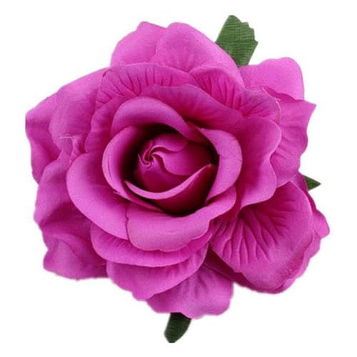 Modische Größe Rose Blume Haarspange Kunstblume Hochzeit Frauen Haar Mädchen Party Pins Zubehör Sweet Travel N1b6 von ZXCVWWE