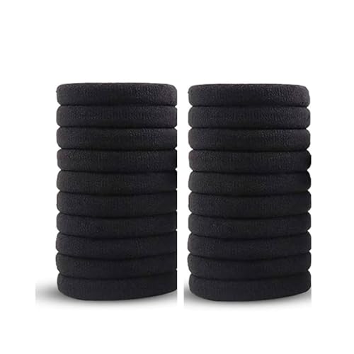 ZXFATIR Queenzo Schwarze Haargummis, 36 Stück, weich, elastisch, nahtlos, rutschfest, dehnbar, für dickes und dünnes Haar, Pferdeschwanzhalter für Jungen, Mädchen, Männer und Frauen ZXFATIR Queenzo Schwarze Haargummis, 36 Stück, weich, elastisch, nahtlos, rutschfest, dehnbar, für dickes und dünnes Haar, Pferdeschwanzhalter für Jungen, Mädchen, Männer und Frauen von ZXFATIR