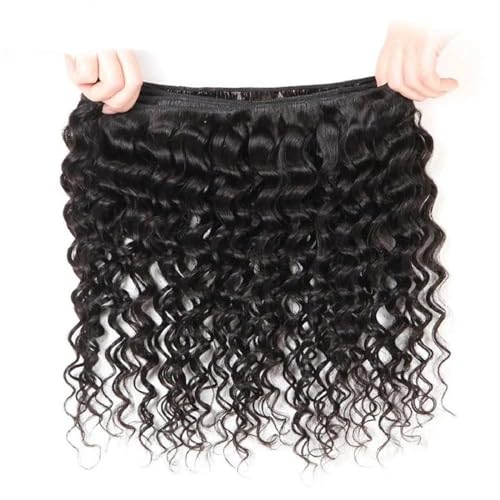 Menschliche Haarbündel 8-40 Inch Tiefe Welle Bundles 1/3/4 Pcs Menschliches Haar Bundles for Schwarze Frauen Malaysia Menschliches Haar Extensions remy Haar Lockige Webart Bundles Haarverlängerungen(S von ZXFIYTBH