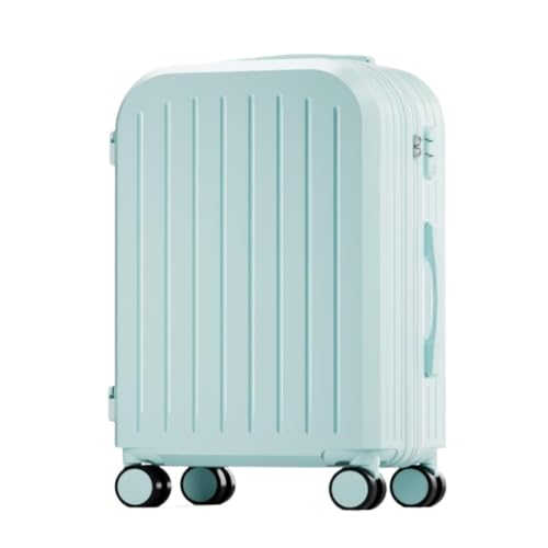 ZXHNB Trolley-Koffer Gepäck-Handgepäckkoffer, Leichte Passwortbox, Robuster Koffer, Trolley-Koffer for Männer Und Frauen Reisekoffer (Color : Blue, Size : A) von ZXHNB