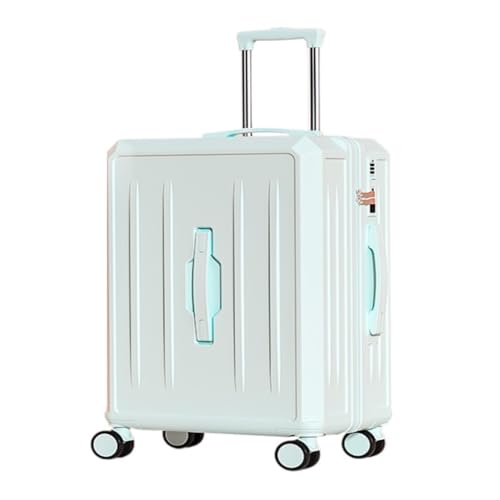 ZXHNB Trolley-Koffer Gepäck Multifunktionaler Trolley-Koffer for Männer Und Frauen, Passwortbox, Boarding-Koffer, Koffer Reisekoffer (Color : Blue, Size : A) von ZXHNB