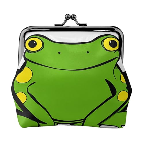 Niedlicher Froschdruck – Druck Damen kompakte Münzbörse mit Schloss wasserdicht für Reisegeschenke, Schwarz , Einheitsgröße, Lässiger Tagesrucksack Niedlicher Froschdruck – Druck Damen kompakte Münzbörse mit Schloss wasserdicht für Reisegeschenke, Schwarz , Einheitsgröße, Lässiger Tagesrucksack von ZXMDZTSS