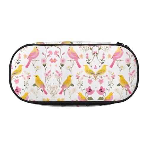 ZXMDZTSS Großes Federmäppchen mit Eulen-Motiv, mit Fächern und Reißverschluss, Premium-Oxford-Stoff, für Schule, Büro, Reisen, Organizer für Studenten, Künstler, Schwarz , Einheitsgröße von ZXMDZTSS