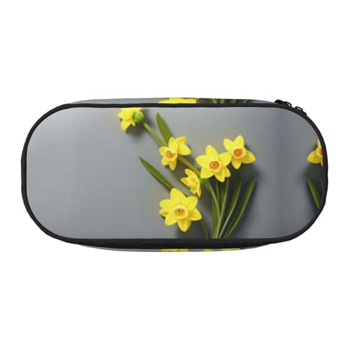 ZXMDZTSS Großes Federmäppchen mit Fächern und Reißverschluss, Premium-Oxford-Stoff, für Schule, Büro, Reisen, Organizer für Studenten, Künstler, Schwarz , Einheitsgröße, Gepäckanhänger von ZXMDZTSS