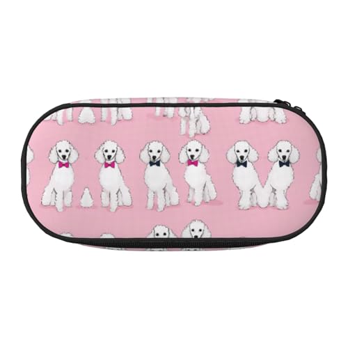 ZXMDZTSS Großes Federmäppchen mit Fächern und Reißverschluss, Premium-Oxford-Stoff, für Schule, Büro, Reisen, Organizer für Studenten, Künstler, Schwarz , Einheitsgröße, Gepäckanhänger von ZXMDZTSS