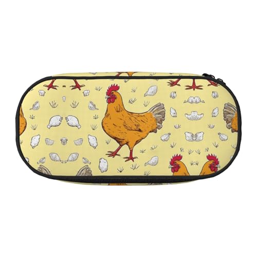 ZXMDZTSS Großes Federmäppchen mit Fächern und Reißverschluss, Premium-Oxford-Stoff, für Schule, Büro, Reisen, Organizer für Studenten, Künstler, Schwarz , Einheitsgröße, Gepäckanhänger von ZXMDZTSS