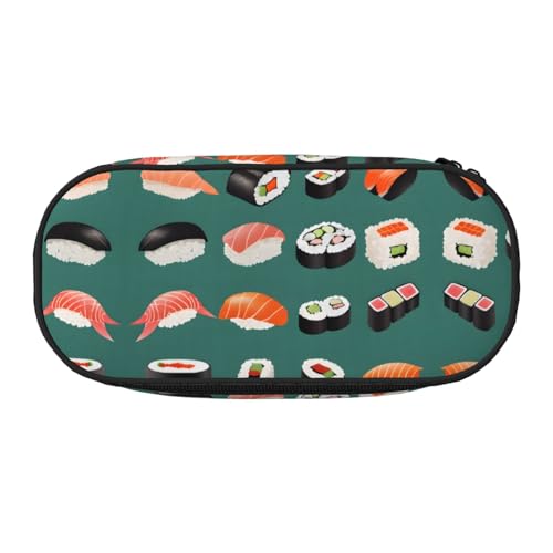 ZXMDZTSS Großes Federmäppchen mit Fächern und Reißverschluss – Premium-Oxford-Stoff für Schule, Büro, Reisen, Organizer für Studenten, Künstler, Schwarz , Einheitsgröße, Gepäckanhänger von ZXMDZTSS