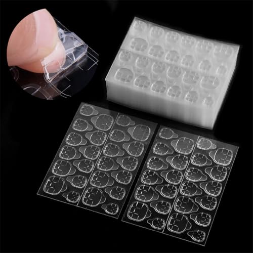ZXUPOI 768 Pcs Nagelkleber Pads Press On Nails Klebepads Kleber Für Nägel Nagel Kleber Klare GefäLschte Nagelkleber Für Nagelstudio Damen Nail Art Diy Nail Art von ZXUPOI