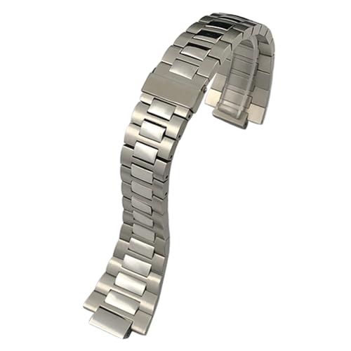 ZXZZNO 13 mm Edelstahl-Uhrenarmband, 25 mm, passend für Patek Philippe NAUTILUS 5711 5726, silberne Metall-Uhrenarmband-Armbänder ZXZZNO 13 mm Edelstahl-Uhrenarmband, 25 mm, passend für Patek Philippe NAUTILUS 5711 5726, silberne Metall-Uhrenarmband-Armbänder von ZXZZNO