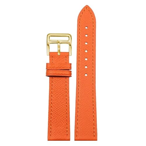ZXZZNO Echtes Leder Uhrenarmband der Uhr ist geeignet 18/20/22mm Modische komfortable weiche Rindsleder Armband Uhrenarmbänder, 22mm, agate von ZXZZNO
