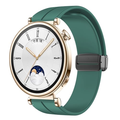 ZXZZNO Ersatzarmband für Huawei Watch GT 4, 18 mm, Magnetschnalle, 41 mm, Sport-Silikonarmband, Correa-Armband GT4, 18mm watch strap, Achat von ZXZZNO