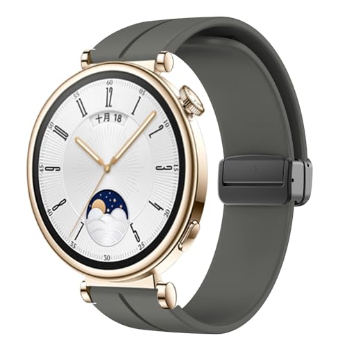 ZXZZNO Ersatzarmband für Huawei Watch GT 4, 18 mm, Magnetschnalle, 41 mm, Sport-Silikonarmband, Correa-Armband GT4, For GT 4 41mm, Achat von ZXZZNO