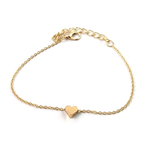 Armband mit Herzen aus Kopfer für Damen - Elegant, widerstandsfähig und günstig von ZXfad