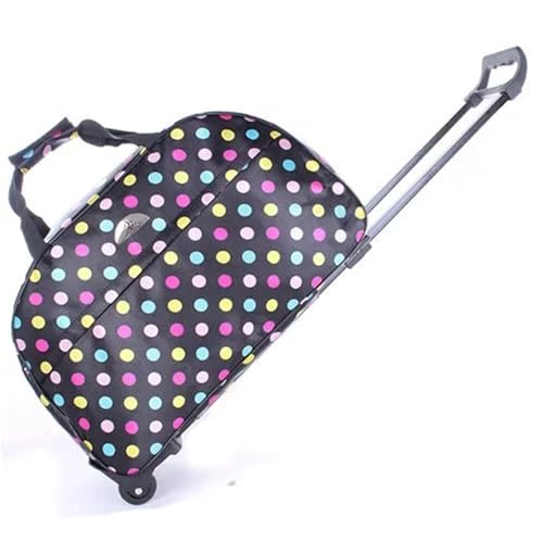 Reisetasche Mit Rollen Trolley-Tasche Business Kurzreisegepäck Rolltasche Trolly Koffer Wasserdicht Mode Herren Damen Reisetaschen mit Rollen FüR GepäCkaufbewahrung(Style 4) von ZYAYNG