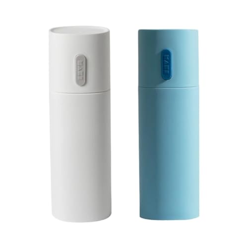 ZYAYNG Zahnbecher 2 Stück Reise-Zahnbürsten-Zahnpasta-Becher-Etui for Zahnbürsten, Outdoor-Halter, Behälter-Rack FüR ZahnbüRsten von ZYAYNG