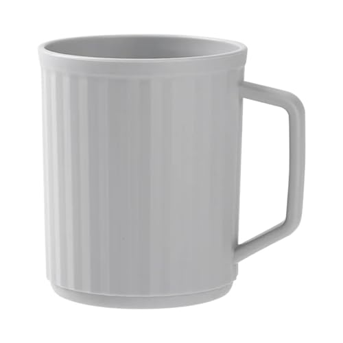ZYAYNG Zahnbecher 3 stücke Kunststoff Bad Becher Tasse Mit Griff Zahnbürste Halter Organizer Wiederverwendbare Mundwasser Tassen Reise Zubehör FüR ZahnbüRsten(Gray) von ZYAYNG