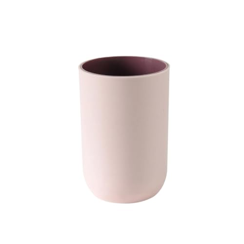 ZYAYNG Zahnbecher 3 stücke Multifunktions Waschen Zahn Tasse Mundwasser Bad Becher Zahnbürste Zahnpasta Reise Wasser Zubehör FüR ZahnbüRsten(Pink) von ZYAYNG