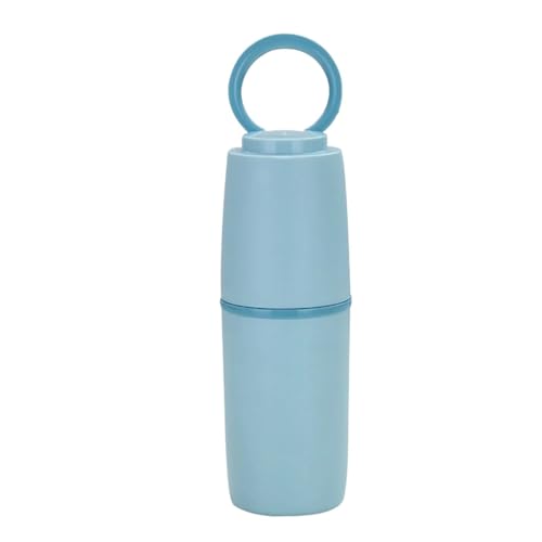 ZYAYNG Zahnbecher 3 stücke Tragbare Zahnbürste Tasse Bad Zahnpasta Halter Lagerung Fall Box Organizer Reise Unterteilt Toilettenartikel FüR ZahnbüRsten(Blue) von ZYAYNG