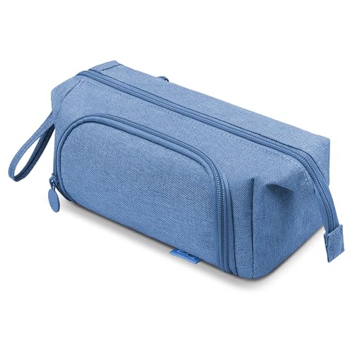 ZYB Große Kapazität Federmäppchen mit Fächer, Federtasche Mäppchen Stifte Etui Pencil Case,Schulmäppchen Mäppchen Teenager/Federmappe Erwachsene für Schule Büro Jungen Mädchen Lehrer Geschenk-Blau ZYB Große Kapazität Federmäppchen mit Fächer, Federtasche Mäppchen Stifte Etui Pencil Case,Schulmäppchen Mäppchen Teenager/Federmappe Erwachsene für Schule Büro Jungen Mädchen Lehrer Geschenk-Blau von ZYB