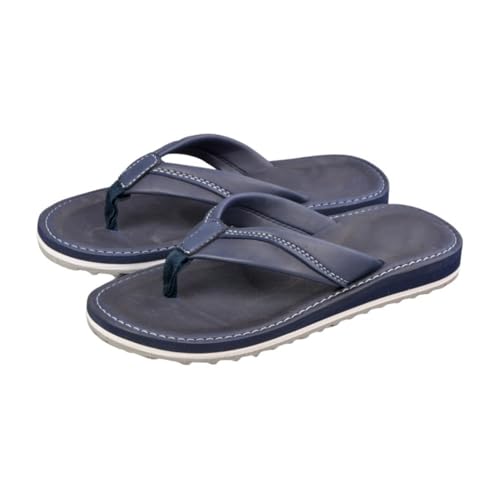 ZYDLMBJL Duschschuhe, Bequeme Flip-Flops for Herren – leichte Strandsandalen for den Sommer(Blue,42 EU) von ZYDLMBJL
