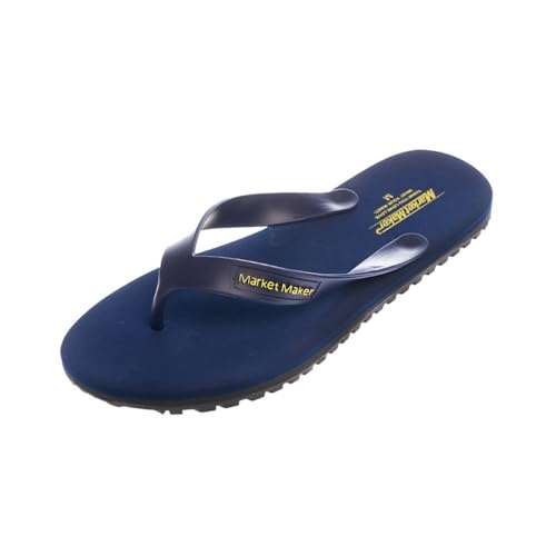 ZYDLMBJL Duschschuhe, Eva-Flip-Flops for Herren im Sommer – Hausschuhe aus weichem Gummi for Strand und Outdoor(Darkblue,39 EU) von ZYDLMBJL
