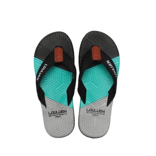 ZYDLMBJL Duschschuhe, Sommer-Flip-Flops for Herren – leichte Freizeitsandalen for draußen(Green,40 EU) von ZYDLMBJL
