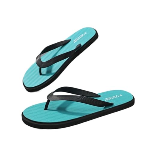 ZYDLMBJL Duschschuhe, Sommer-Zehentrenner for Herren – leichte, lässige Outdoor-Sandalen(Blue,43 EU) von ZYDLMBJL