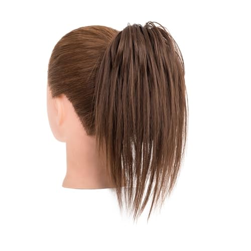 ZYDLMBJL Dutt-Haarteile für Frauen, Flauschige Donut-Haarspange mit Zöpfen for Hochsteckfrisuren(Brown) von ZYDLMBJL